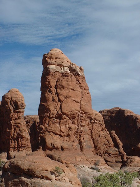 Owl Rock as seen from the parking area.