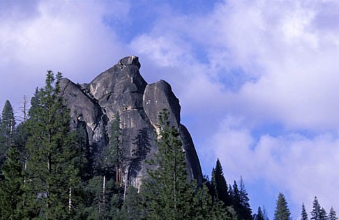 The view of Sugarloaf from the road.