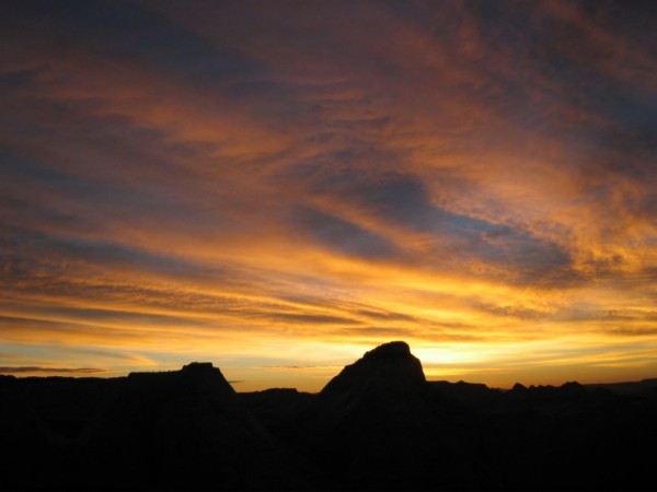 Sunrise on Rodeo Queen.