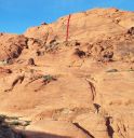 Calico Hills - Great Red Book 5.8 R - Red Rocks, Nevada USA. Click for details.