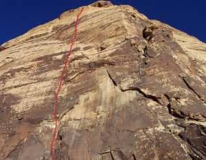 Eagle Wall - Levitation 29 5.11c - Red Rocks, Nevada USA. Click to Enlarge