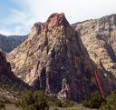 Mescalito North - Dark Shadows 5.8 - Red Rocks, Nevada USA. Click for details.