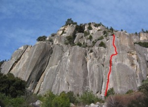 Arch Rock - Gripper 5.10b - Yosemite Valley, California USA. Click to Enlarge
