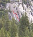 Knob Hill - Anti Ego Crack 5.7 - Yosemite Valley, California USA. Click for details.