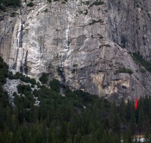 Schultz's Ridge - Dreams of Thailand 5.11d - Yosemite Valley, California USA. Click to Enlarge