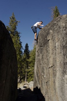 Luther-Slutty Boulders - Lake Tahoe Bouldering, California, USA. Click to Enlarge