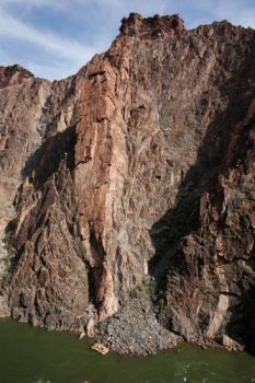 Grapevine Buttress - Regular Route 5.11d of 5.9 A2+ - Grand Canyon, Arizona, USA. Click to Enlarge