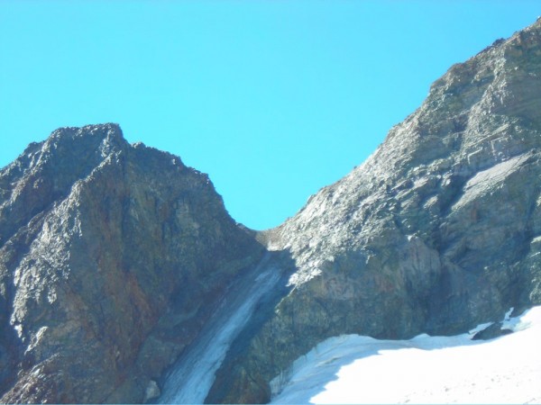 Upper part of the Dana Couloir 8-17-08