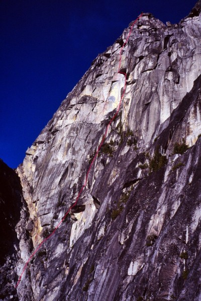 Colchuck Balanced Rock, West Face