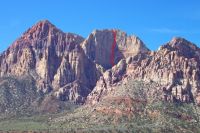 Rainbow Wall - Rainbow Wall 5.12b - Red Rocks, Nevada USA. Click to Enlarge