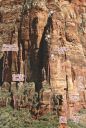 Cerberus Gendarme - Cave Crack 5.7 - Zion National Park, Utah, USA. Click for details.