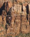 Carbuncle Buttress - Risk Management III 5.10+/11- A0 - Zion National Park, Utah, USA. Click for details.
