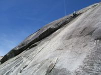 Dike Dome - Twisted Sister 5.6 - Tuolumne Meadows, California USA. Click to Enlarge