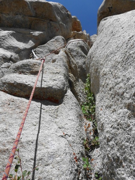 Crux chimney - 5.4 ?