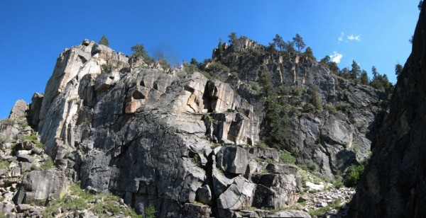 Panorama: Cloudburst Canyon - One of These Days Cliff