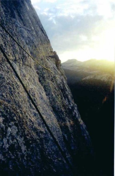 Leading the last pitch of the Regular Route.