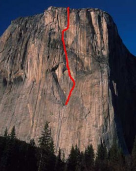 El Capitan - Son of Heart A3+ 5.8 - Yosemite Valley, California USA. Click to Enlarge