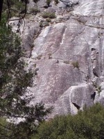 Lower Brother - Positively Fourth Street 5.9 - Yosemite Valley, California USA. Click to Enlarge