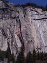 Royal Arches Area - Serenity Crack 5.10d - Yosemite Valley, California USA. Click for details.