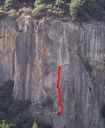 The Cookie Cliff - Waverly Wafer 5.11a - Yosemite Valley, California USA. Click for details.