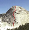 Fairview Dome - Regular Route 5.9 - Tuolumne Meadows, California USA. Click for details.