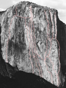 El Capitan - Lurking Fear C2F 5.7 - Yosemite Valley, California USA. Click to Enlarge