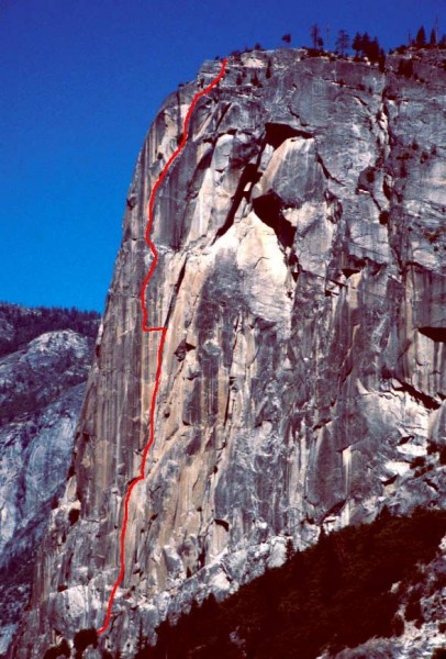 A series of steep corners lead to an exposed face.