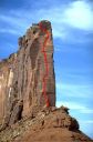 The Rectory - Fine Jade 5.11a - Desert Towers, Utah, USA. Click for details.