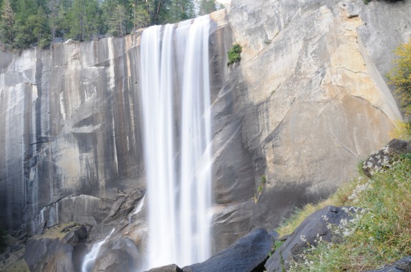 Attempting to do justice to Vernal Falls...and failing