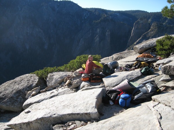 waking up thanksgiving morning on top of el cap!