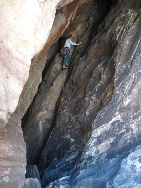 The tunnel added a really cool twist to the climb