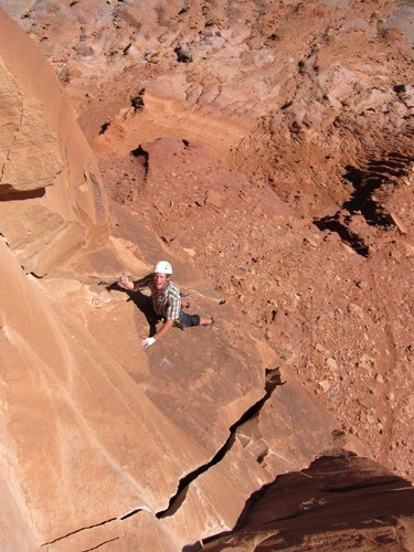 Tucker Chenoweth leading p2 of Lightning Bolt Cracks.