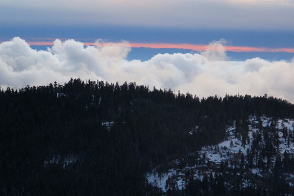 Frozen clouds.