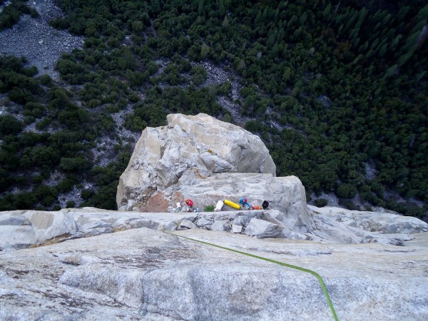 Looking down at ECT from the Texas Flake.