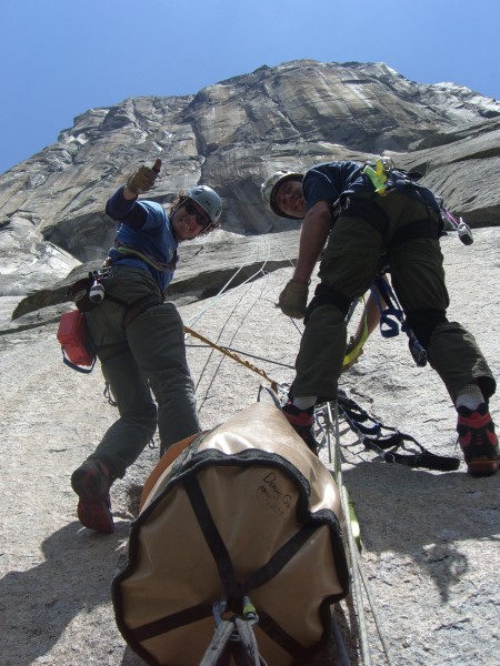 hauling to mammoth terrace.