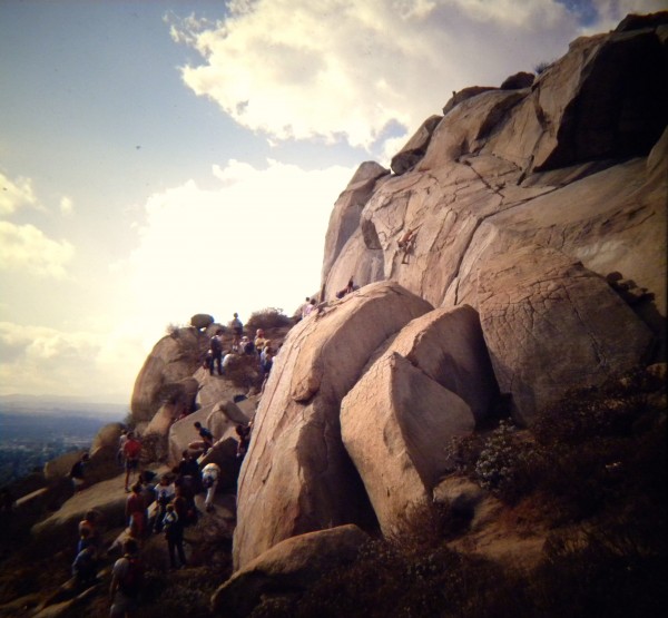 The climbing crowds