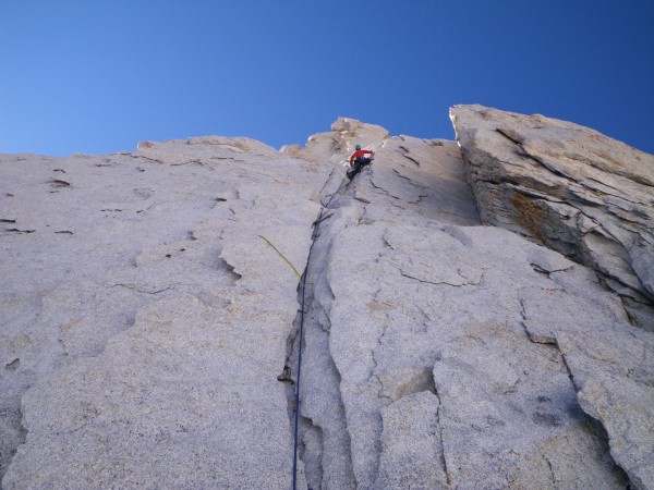 1st pitch on North arete of BCS