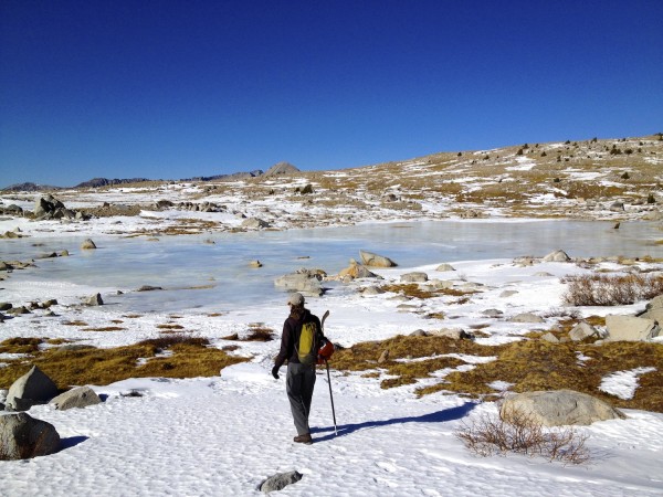 Unnamed Lake below Summit Lake which had the smoothest playing surface...