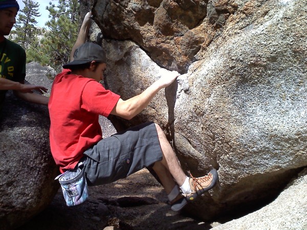 Pie Shop boulders in Lake Tahoe