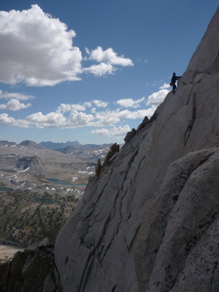 super classic ridge traversing took us to the true summit