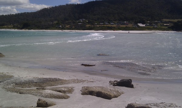 Diamond Island is easily accessible at mid to low tide by a 150mtr wad...