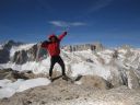 Self-doubt and Belief on NE Ridge of Lone Pine Peak in Winter, Solo - Click for details