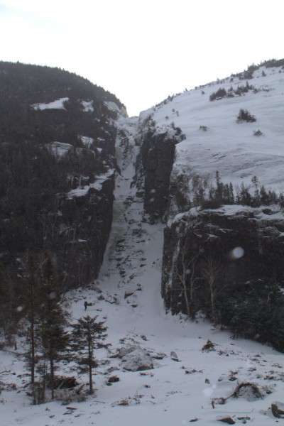 View of the Trap Dike the day we climbed from the middle of Avalanche ...