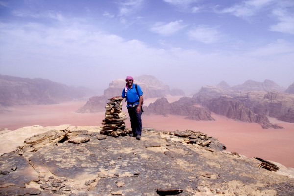 Summit of Jebel Khazali, 2012 <br/>
Wadi Rum, Jordan