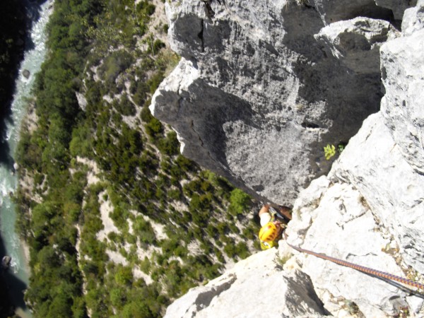 Looking down one of the early pitches. these are a mixture of face and...