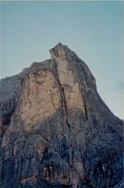 Punta Emma from the Refugio Vajolet.