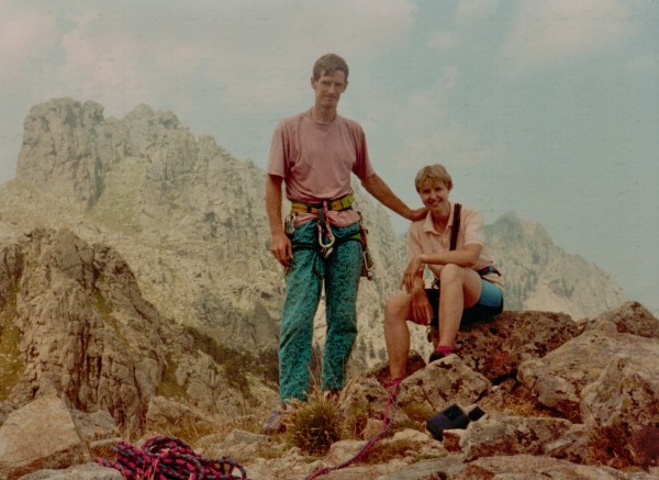 An obligatory summit shot, somewhere in the Bavella