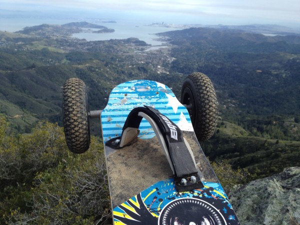 Looking down at Mill Valley and the Bay Area from top of Mt Tam. Atom ...