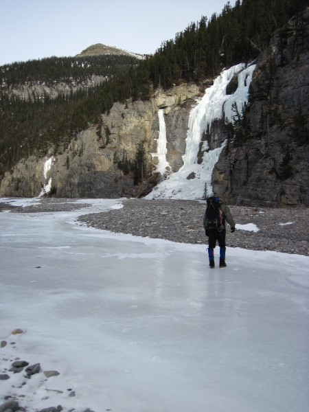 A few minutes of hiking, hopping from rock to rock to get across some ...