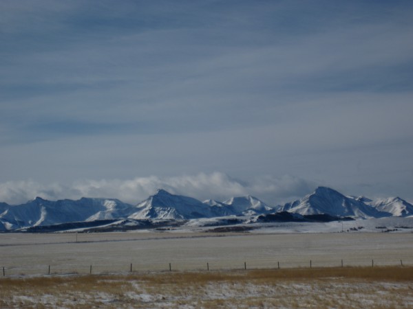 Just outside Waterton Lakes National Park - "where the mountains meet ...